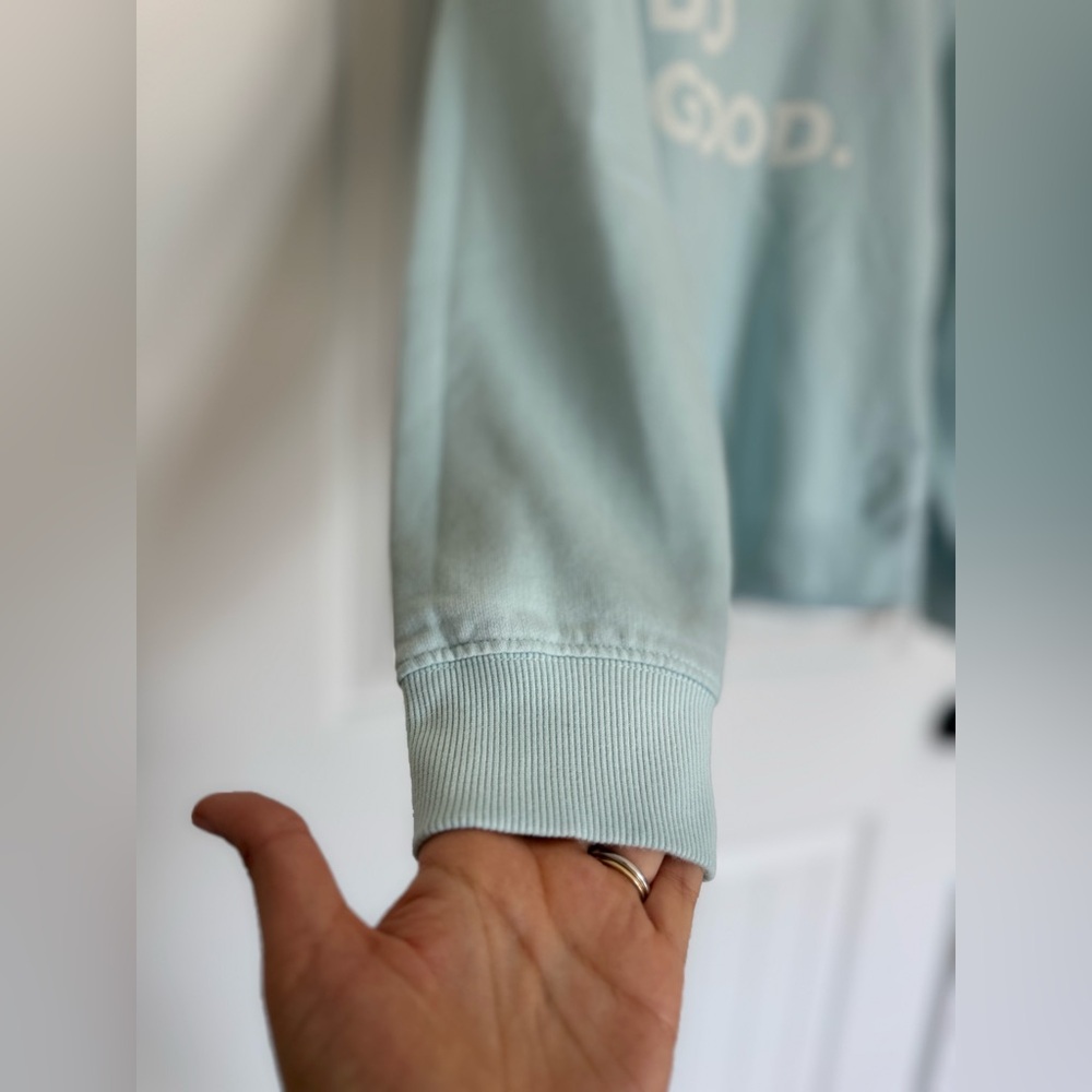 Cotopaxi Women's Do Good Crew Sweatshirt Ice Blue Organic Cotton Blend XLarge - Picture 3 of 9